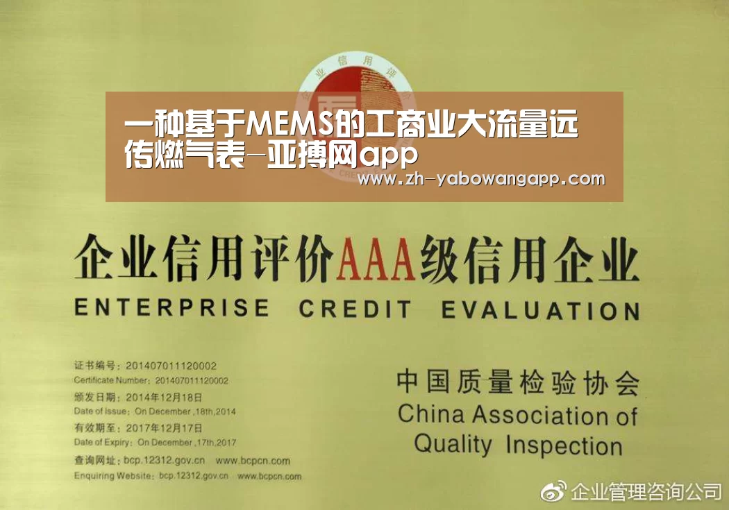 一种基于MEMS的工商业大流量远传燃气表-亚搏网app(图3) 亚搏网app