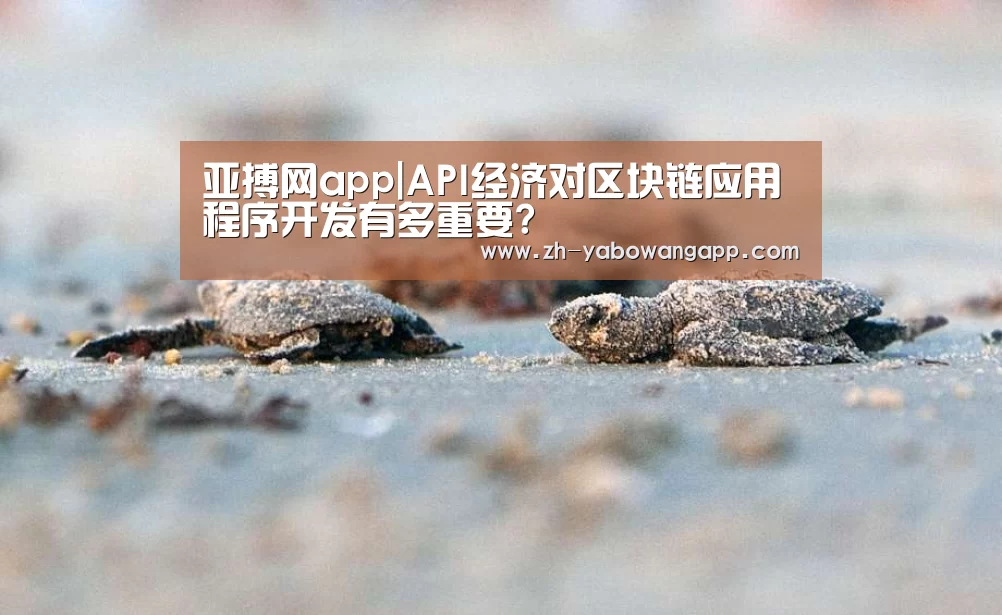 亚搏网app|API经济对区块链应用程序开发有多重要?(图3) 亚搏网app